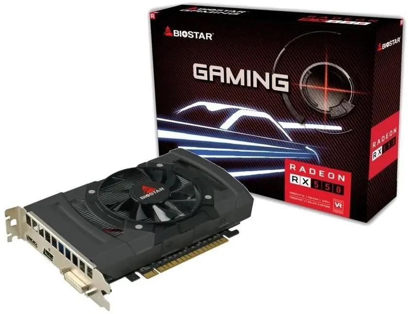 Видеокарта Biostar AMD  Radeon RX 550 RX550-4GB 4ГБ GDDR5, Ret [va5505rf41]